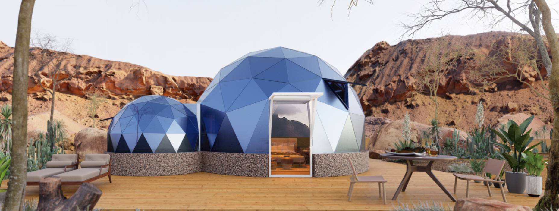 香坊区球形智能光伏玻璃星空房